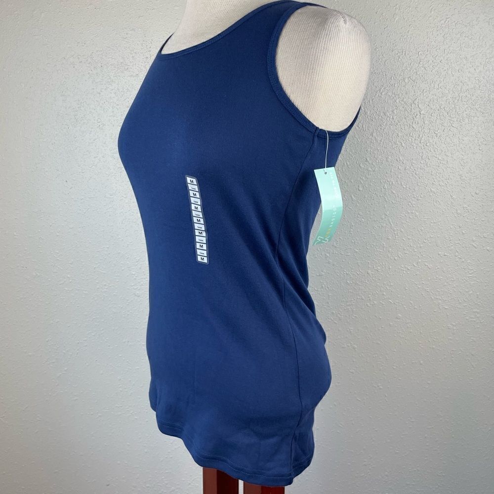 NWT PBX Basics Blue Tank Top Size M - Picture 3 of 7